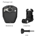 Aluminum Alloy Motorcycle Windshield Clip Camera Mount for GoPro Hero 13 12 11 10 9 8 7,Insta360 X4 X3,DJI OSMO Action 5Pro/4/3
