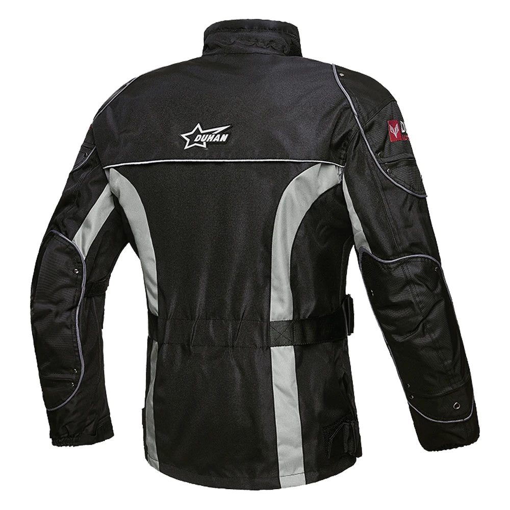 Men's Motorcycle Jacket Windproof Four Seasons Motocross Pants Motorbike Riding Clothing With Protective Gear Wear-Resistant