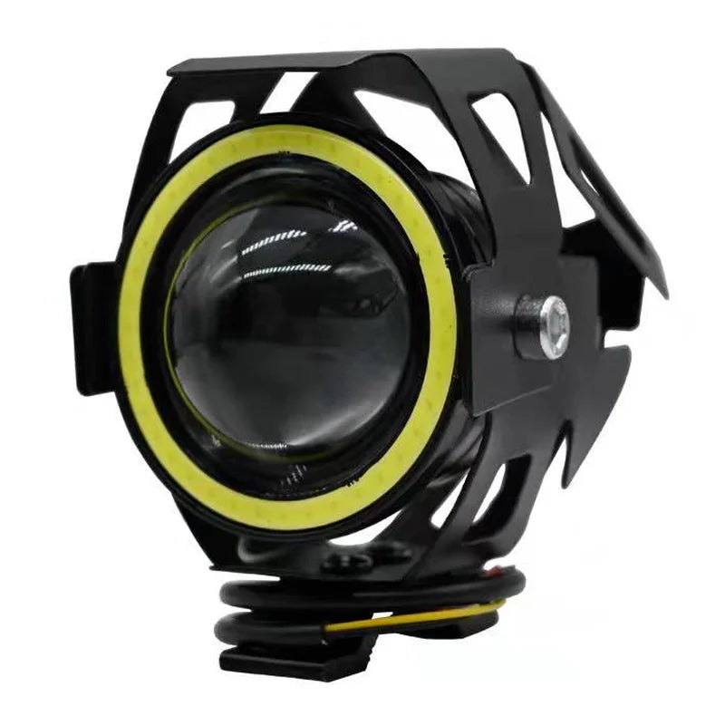Waterproof Motorcycle LED Headlight 3000LMW U7 Motorbike LED Driving Fog Spot Light with Switch