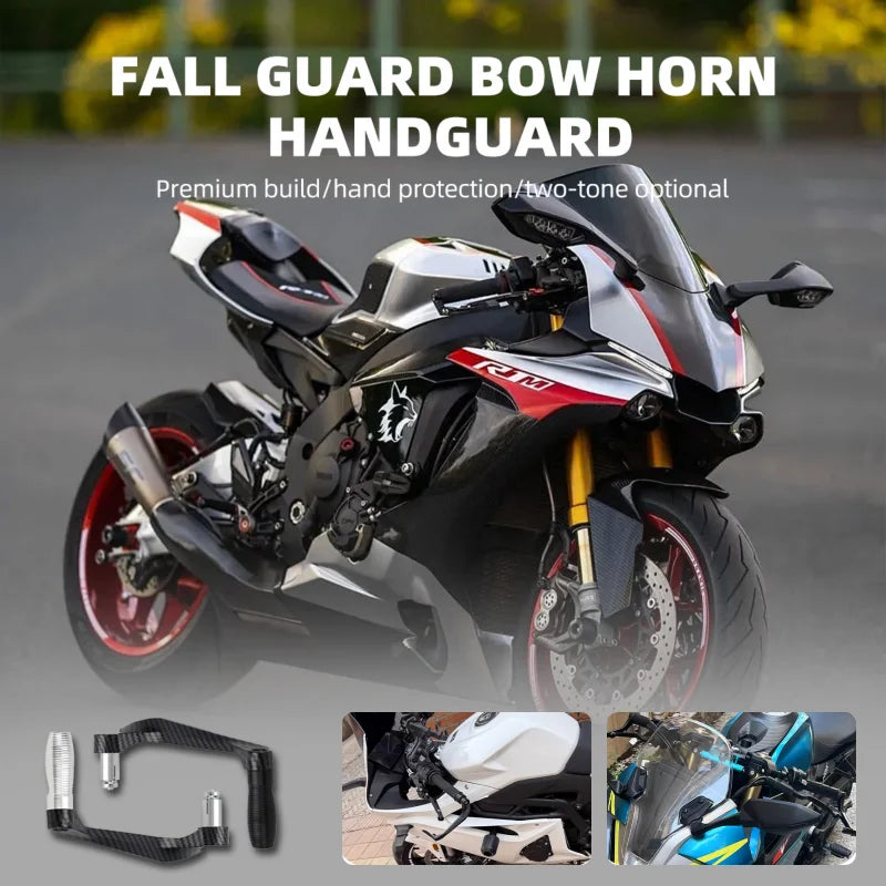 2pcs Motorcycle Brake Clutch Lever Hand Guard Protector Gear Modification Accessories Universal ATV Accessories Cabon Black