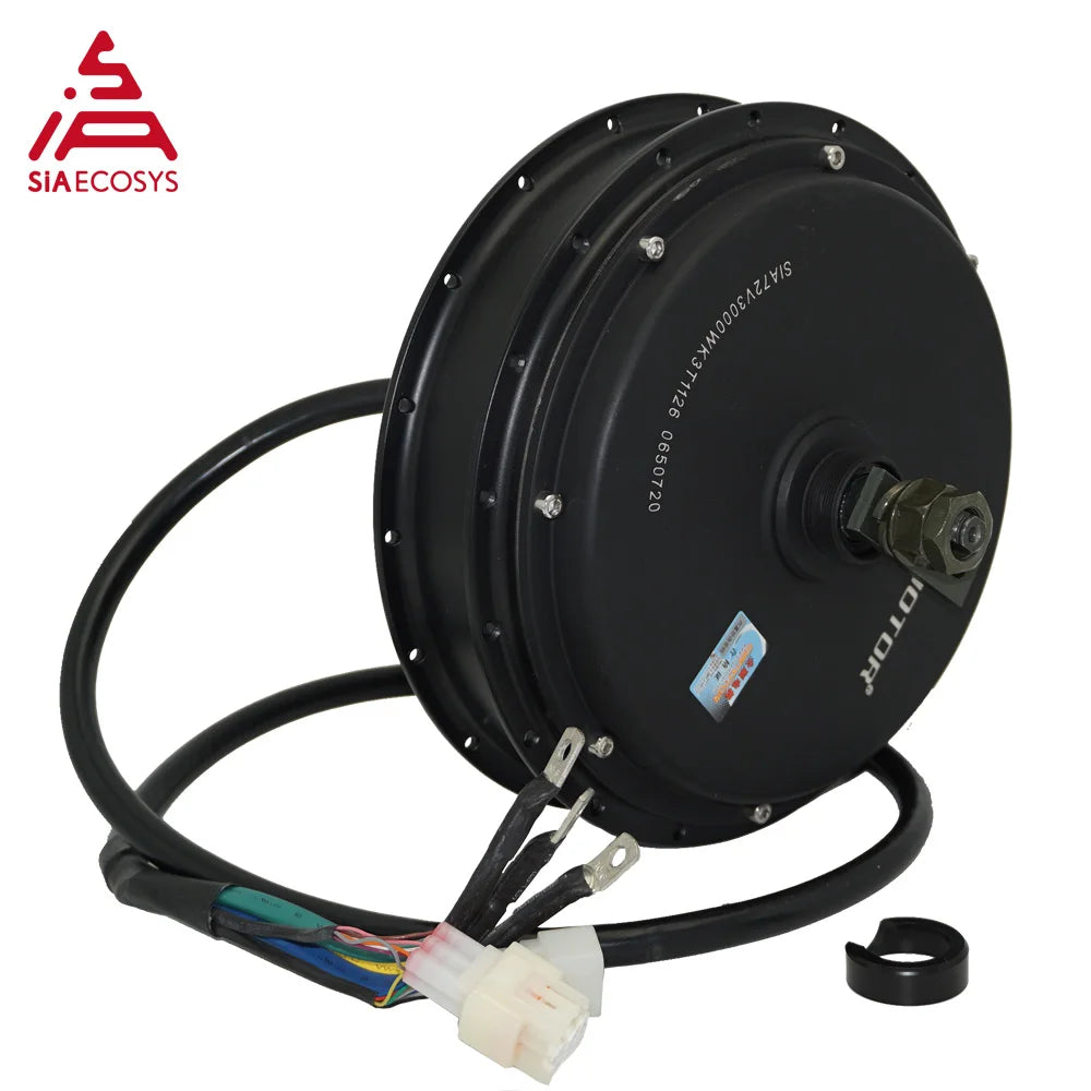 QS Motor 205 3000W V3 TI Spoke Hub Motor 72V for Electric Motorcycle