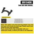 Rhinowalk Motorcycle Magnetic Tank Bag Quick Release Waterproof 6.5L Anti-theft FOR BMW KTM Beneli HONDA CFMOTO DUCATI Some Moto