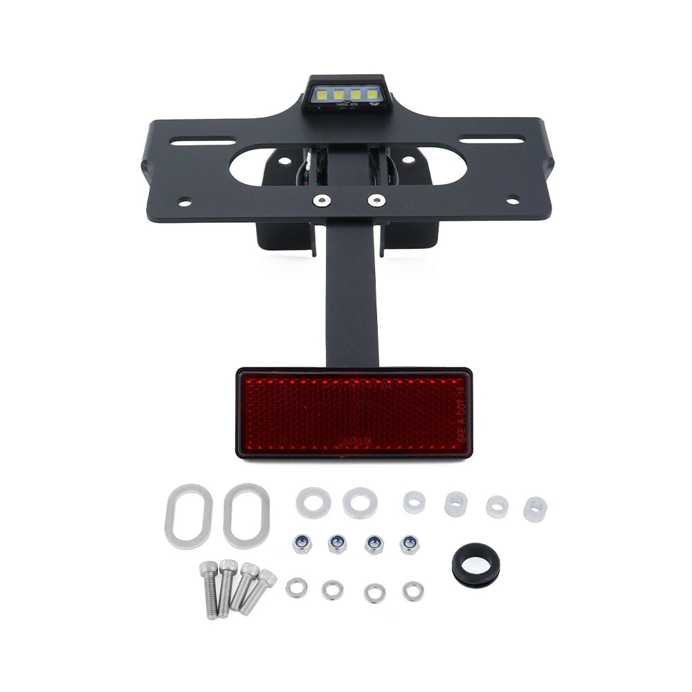 Motorcycle For Honda NC750X 2021-2024 2025 2026 Rear NC 750X License Plate Holder Bracket with Light Tail Tidy Fender Eliminator