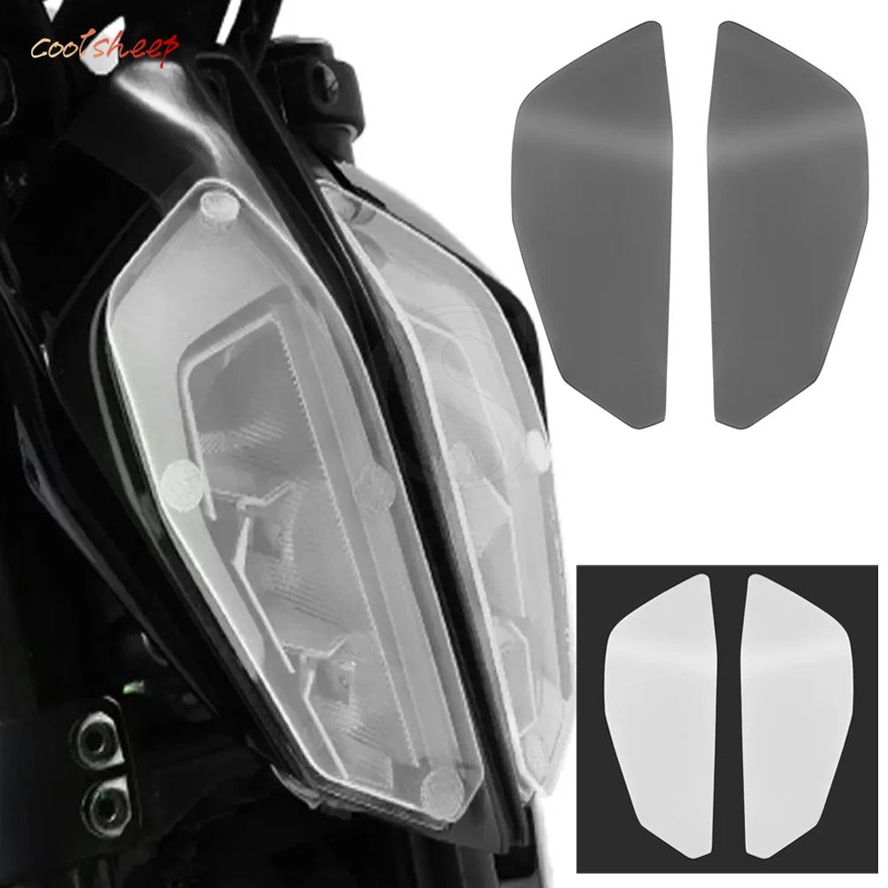 Headlight Screen Cover For 390 790 DUKE 2017-2021 Motorcyclce Accessories Front Head Light Guard Shield Lens Protector 2020 2019