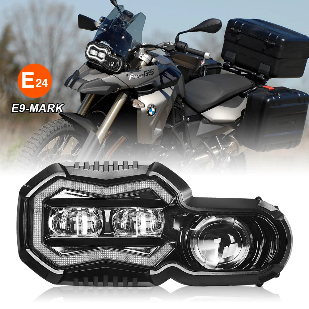 Brightest Led Headlight BMW F650GS F700GS F800GS F 800GS Adventure Explorers Headlamp Fog Lights High Low DRL For Motorcycle
