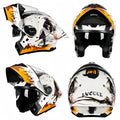 Motorcycle Full Face Helmet DOT Motocross Racing Four Seasons Anti-Fog Safety Casco for Men Women Adult Street Bike Riding