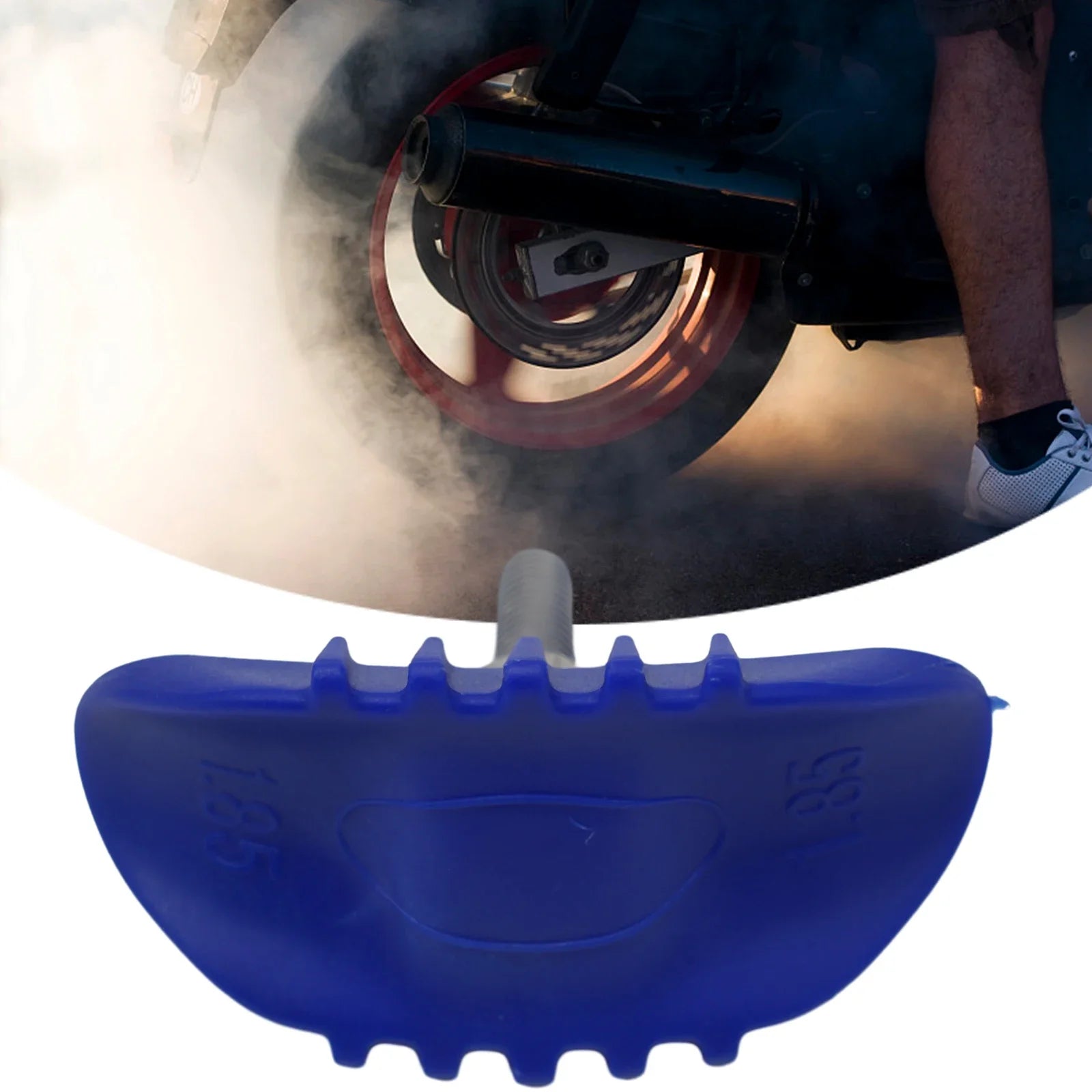 Motorcycle Motocross Enduro Wheel Rim Lock Tire Lock Blue Easy To Install Lock Tyre Metal Protect Against Abrasion
