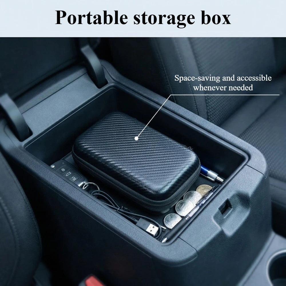 Portable Car Tire Puncture Repair Kit T-Handle Tools Glue Strips Universal for Truck Motorcycle RV Roadside Safety