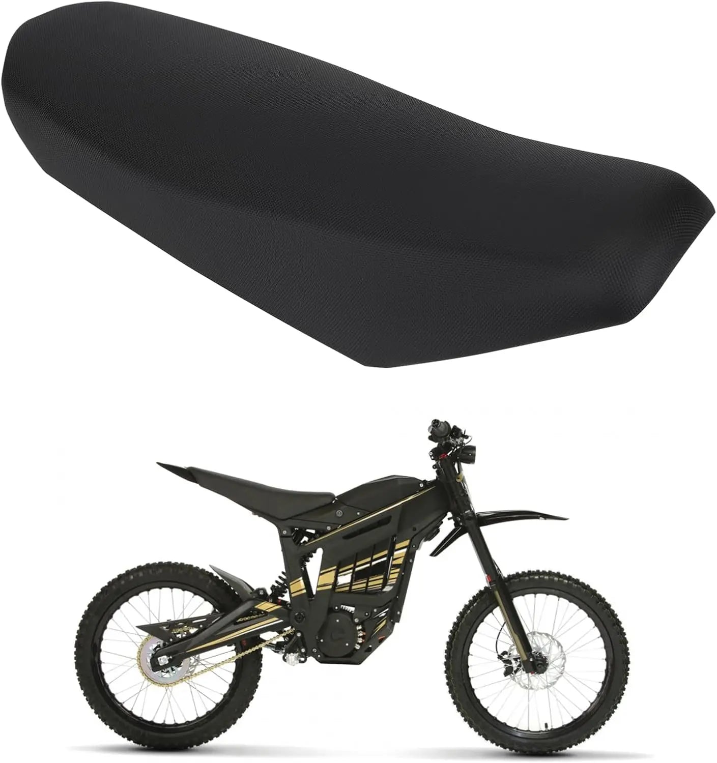 Seat Cushion Thicken Seat for Talaria - Stylish Seat for Talaria Sting MX3 MX4 Electric Dirt Bike Black