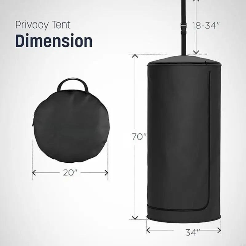 Camping Privacy Shelter with Front Entry for Vehicle Changing