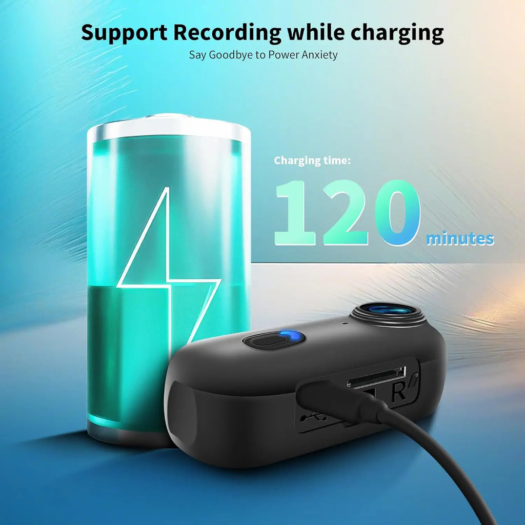 Sport Camera Mini Body Cam Helmet Handlebar Motorcycle Road Battery Body Cam Full HD 4K Wifi Sports Action Camera