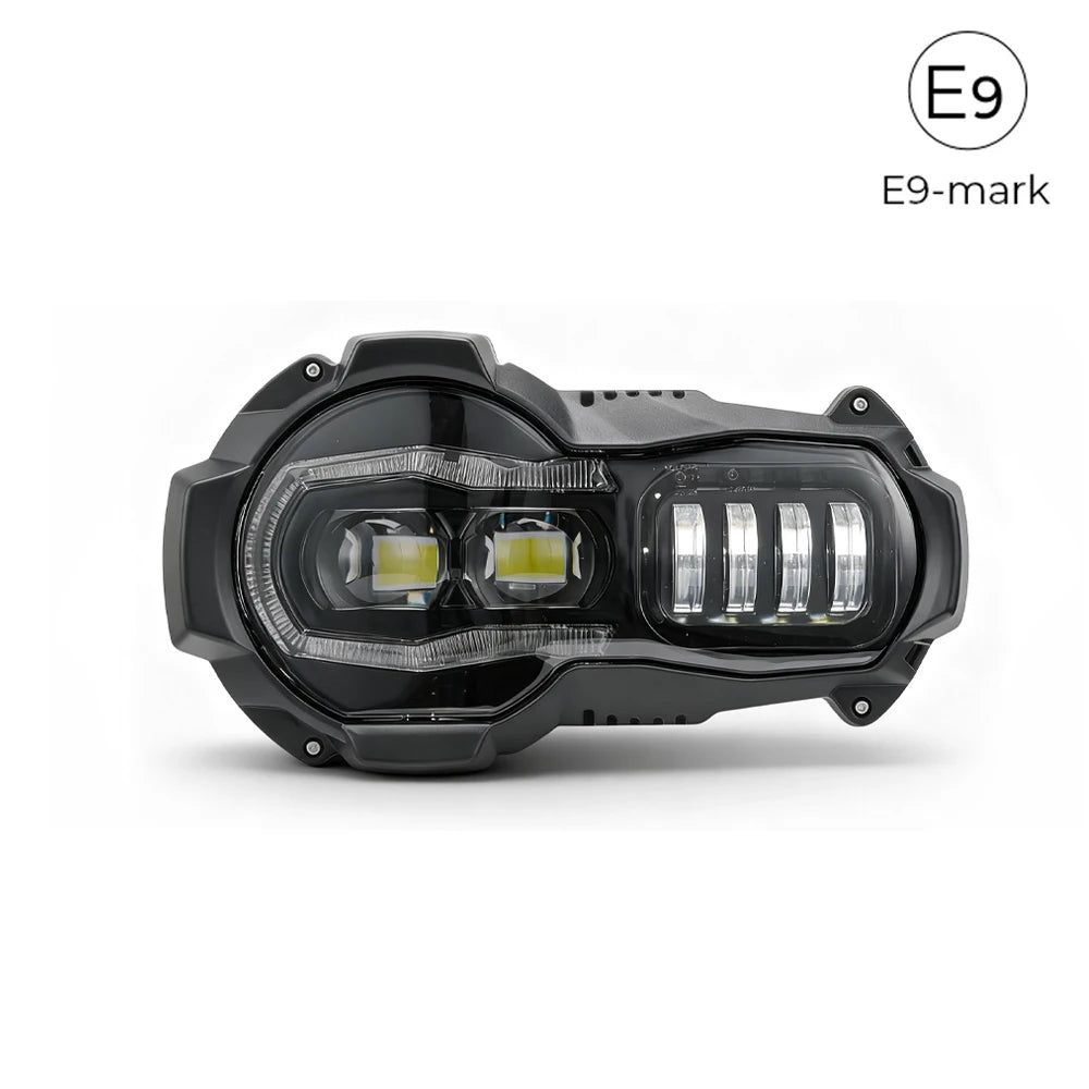 E9-Mark Motorcycle LED Headlight Assembly For BMW R1200GS 1200GSR R 1200 GS 2004-2012 R1200GS ADV 2005-2013 Front Head Lamp