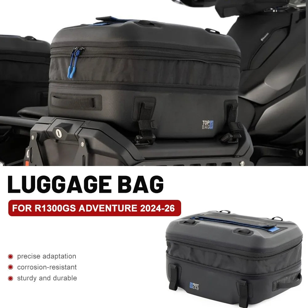 For BMW R13OOGS ADV 2024-2026 Motorcycle Luggage Bags Additional  Rear Seat Bag Luggage Top Case Bag  Motorcycle Tail Bag