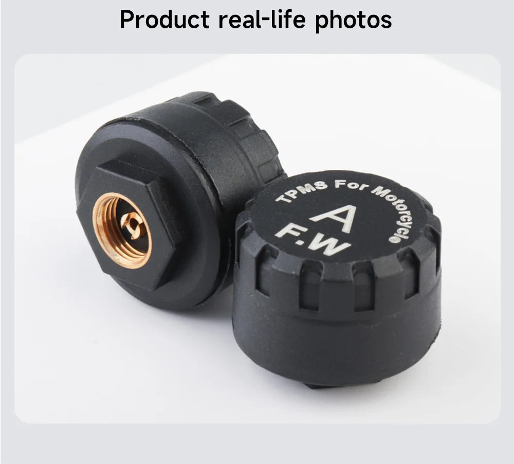 JIUYIN Tire Pressure sensor for Motorcycle Wireless Carplay Android Auto Portable Navigation GPS Screen