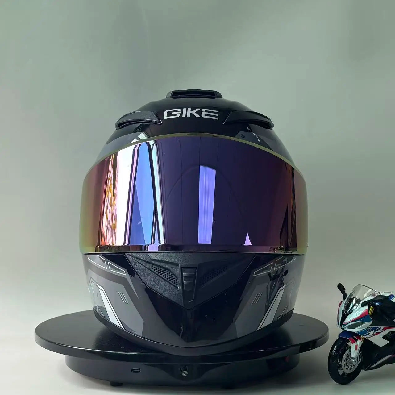 DOT Certified Full Face Motorcycle Helmet Men Women Electric Bike Couples Anti-Fog Racing Style Bicycle Safety Gear
