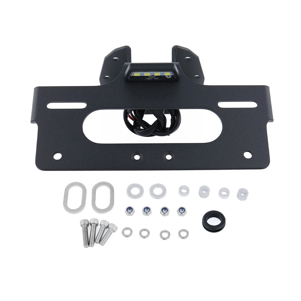 Motorcycle For Honda NC750X 2021-2024 2025 2026 Rear NC 750X License Plate Holder Bracket with Light Tail Tidy Fender Eliminator