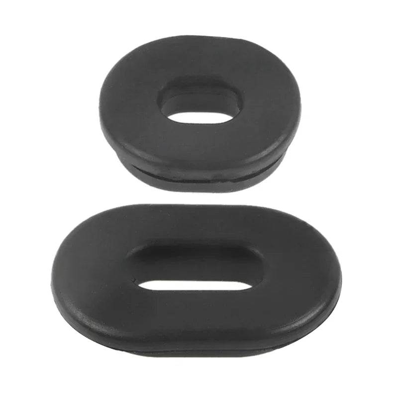 12Pcs/Set Motorcycle Body Side Cover Black Rubber Grommet Fairing Washer Bolts Fixed Rubber Ring Motorcycle Exterior Accessories