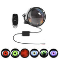 LED Dynamic Devil Eyes Style Car Lights 1.5W Lens Headlight Auto Decoration For Motorcycle/Car/SUV/Off-Road Eye Light Accessorie