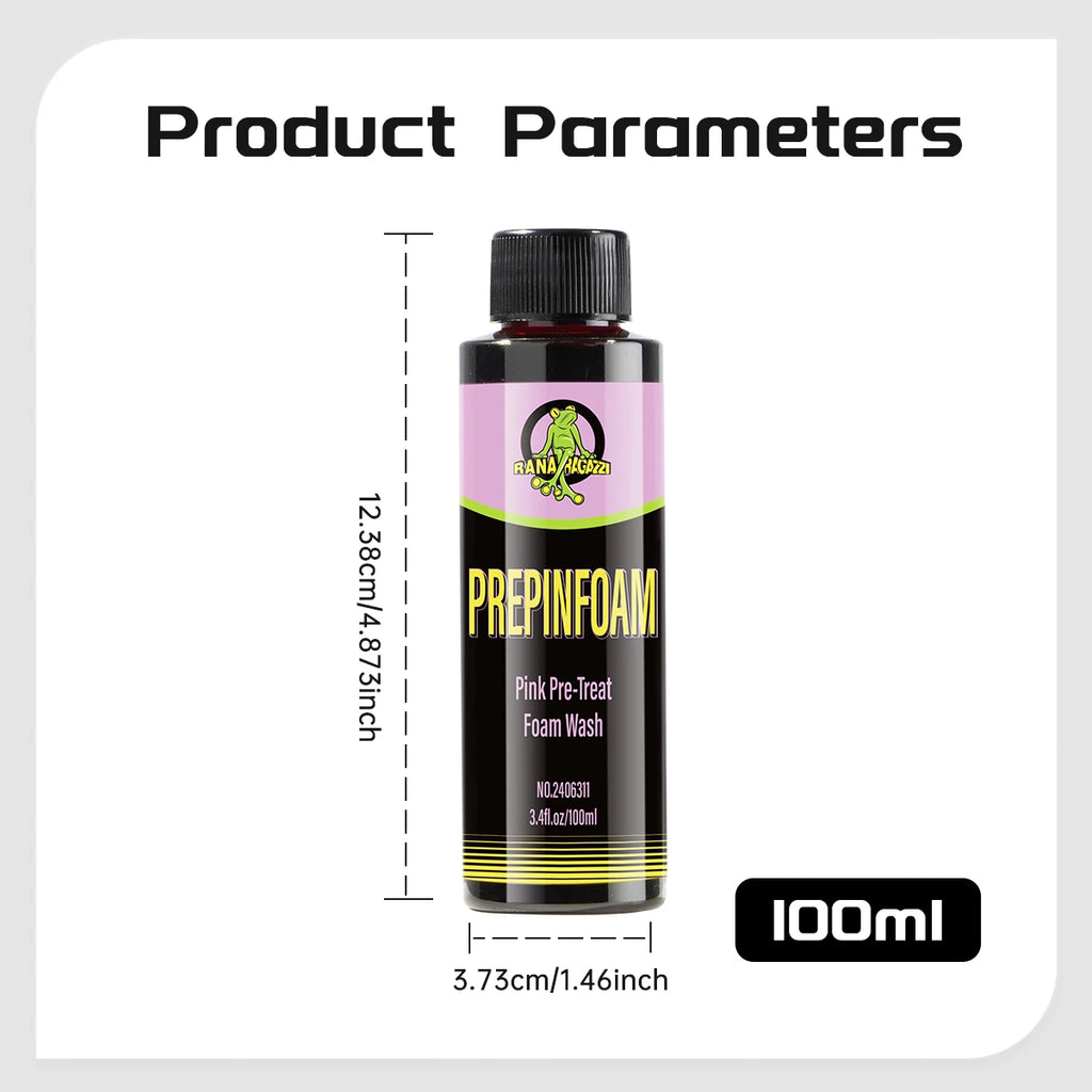Motorcycle Washing Spray Pink Pre-Treat Foam Wash Sediment Pre-washed Off Dense And Flowing Foam Layer Natural Pink Foam RG311