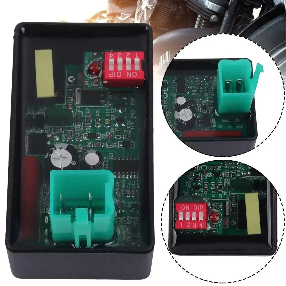 Motorcycle Lgnition 6 Pin 5 Pin AC CDI Box 4 Pin DC CDi with DIP Switch Speed limit4000-12000 for BIZ100 SUPER100 XY50-Q WEB100