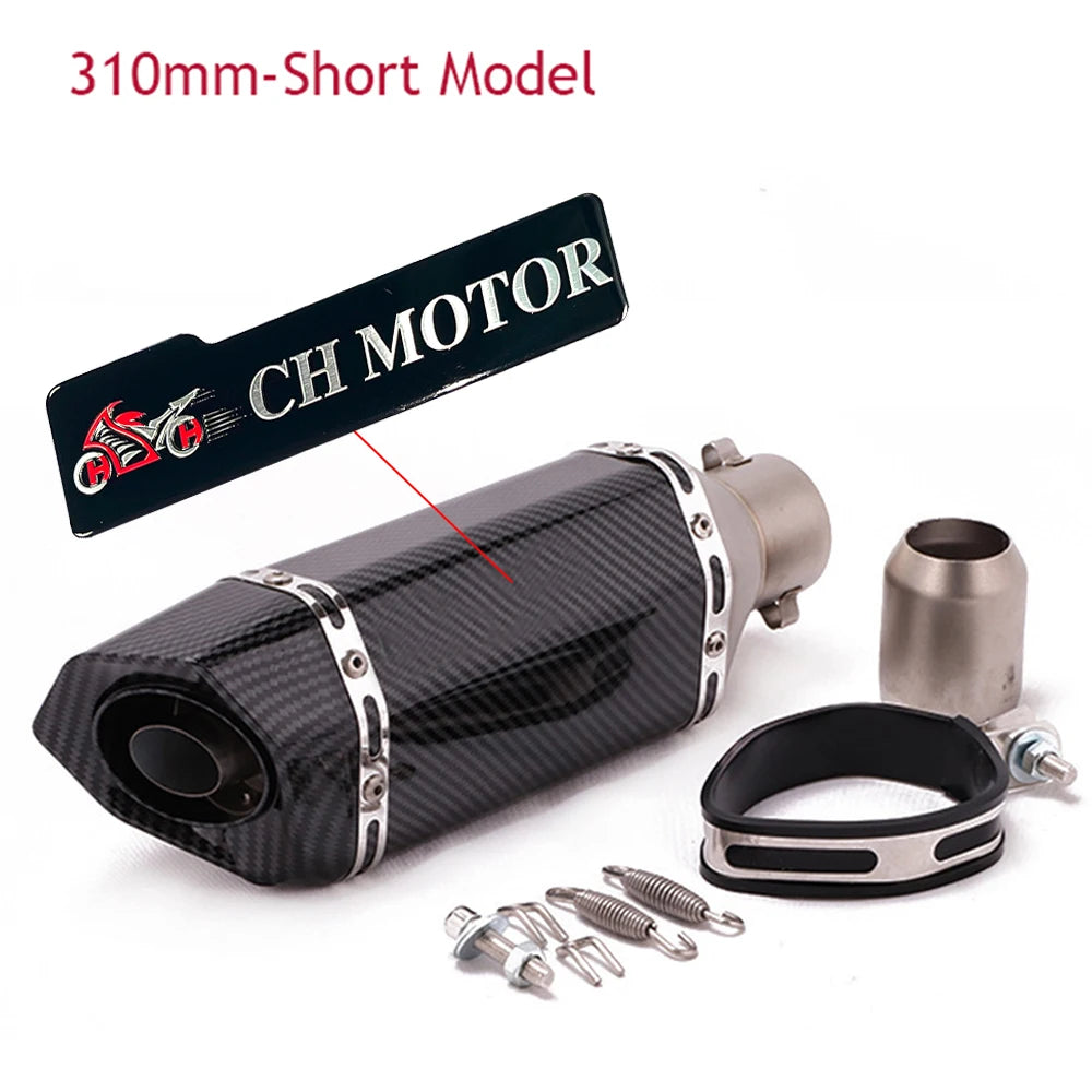 high performance universal51mm Escapes Para Motos Motorcycle Exhaust System Muffler with Db Killer slip-on