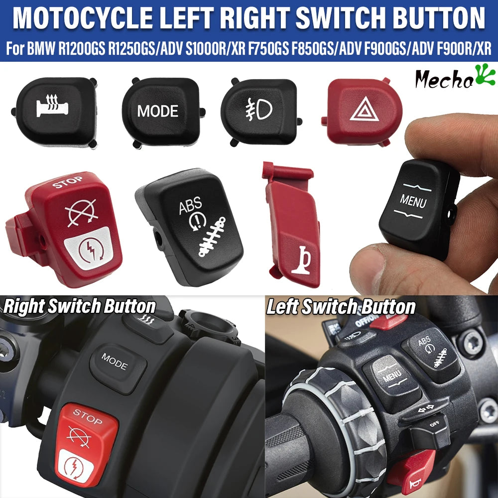 For BMW F900GS Adventure F900R F900XR F750GS F850GS ADV R 1200 GS R 1250 GS Accessories Motorcycle Left Right switch button