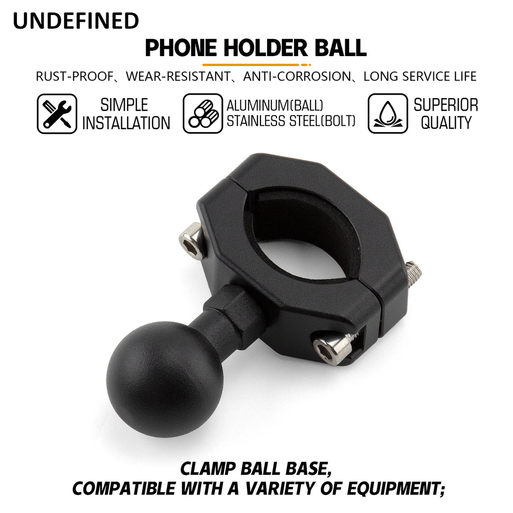 Ball Head Adapter Mount Base Motorcycle Handlebar Rearview Mirror Bracket for DJI GoPro Insta360 Action Camera Accessory