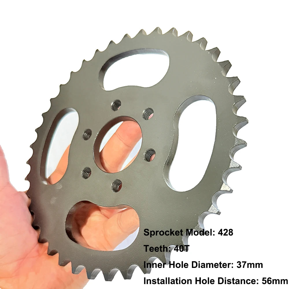 428-40T sprocket suitable for China 150cc 200cc 250cc drive China UTV GO KART truck quad bike motorcycle parts