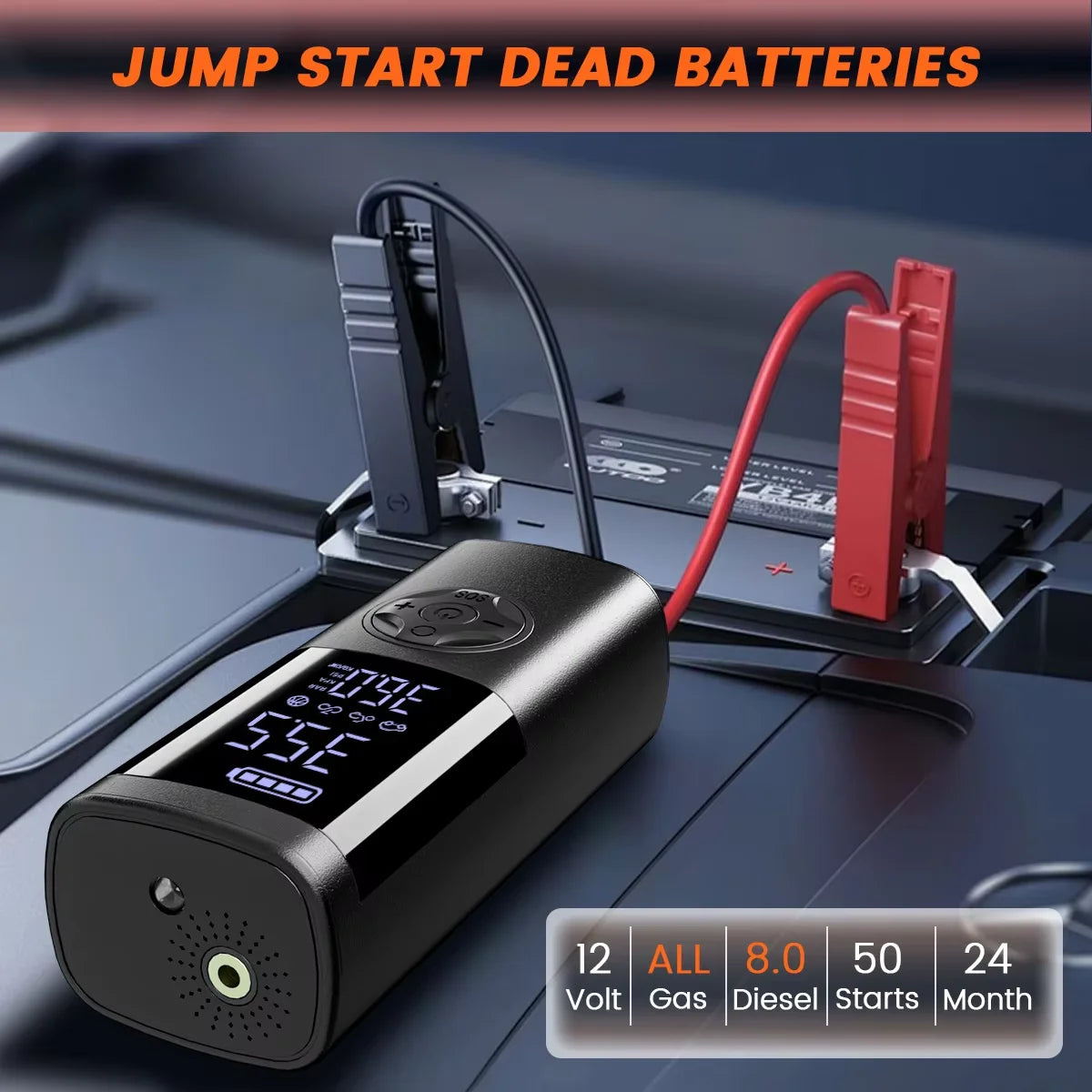 150PSI Wireless Car Tire Inflator Car Air Compressor Electric Tire Inflator Pump For Bicycle Motorcy Automotor Ball Inflator