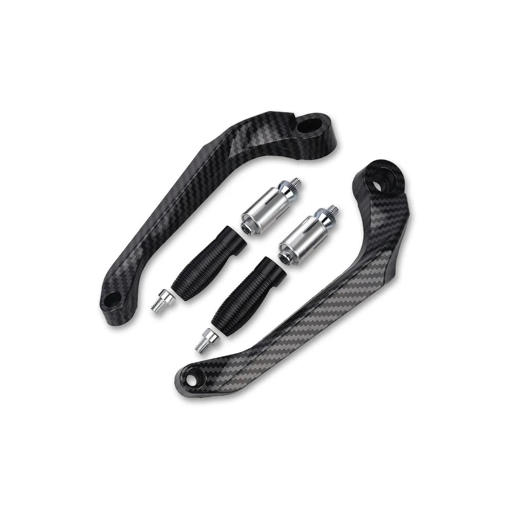 2pcs Motorcycle Brake Clutch Lever Hand Guard Protector Gear Modification Accessories Universal ATV Accessories Cabon Black