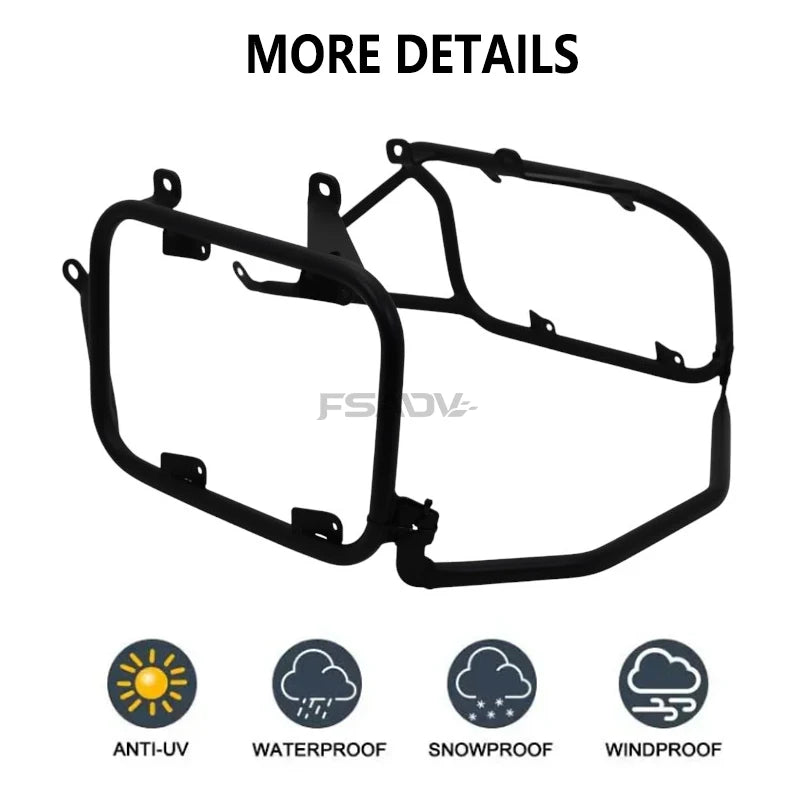 Fit For CFMOTO 450MT 450-MT 450 MT 2023 2024 2025 Motorcycle Panniers Rack Side Luggage Boxs Saddlebag Bracket Support