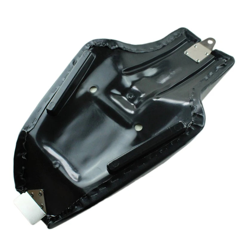 Motorcycle Black Leather Two Up Driver Front Rear Passenger Seat For Harley Sportster XL iron 883 1200 48 Forty-eight 2004-2016