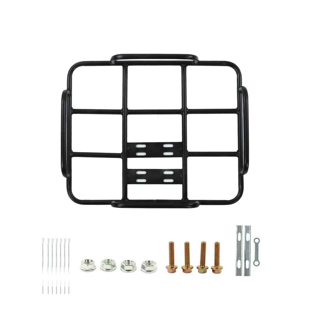 Food Delivery Box Rack Rear Grille 80kg Loading Seamless Steel Tube Universal for Motorcycle Electric Bicycle