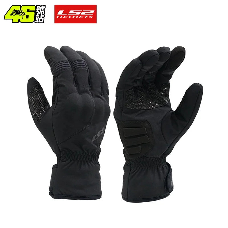 Original LS2 MG036 URBS‑II Motorcycle Gloves Autumn Winter Warm Waterproof Splash‑proof Wear‑Resistant Tear‑Resistant