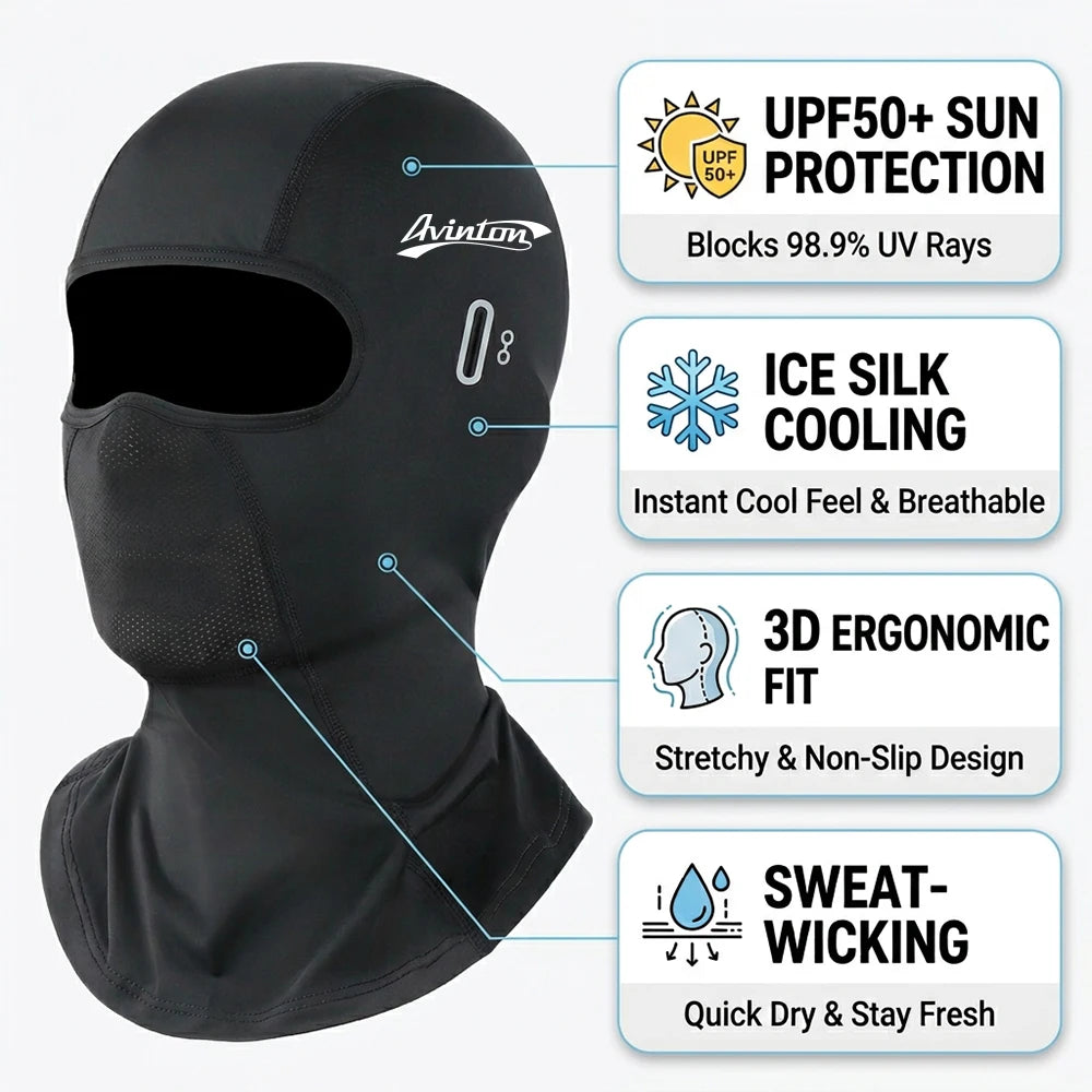 For Avinton Collector Roadster Race Freestyle Motorcycle Balaclava Summer UV Protection Full Face Mask Breath Hole Winter Warm