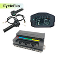 VOTOL EM-50 55A 48V 60V FOC BLDC Sine Wave Controller with Throttle and DKD display For Electric Scooter Motorcycle