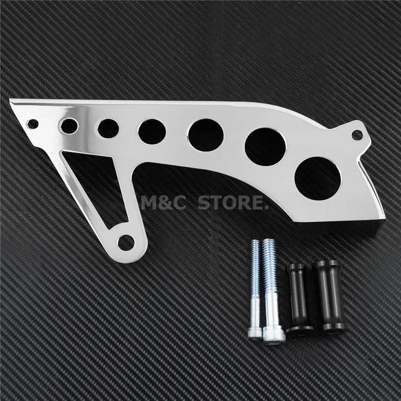 Motorcycle Front Drive Pulley Guard Cover Pulley Cover w/Mesh Countershaft For Harley Sportster 883 1200 XL 48 72 SuperLow 04-22