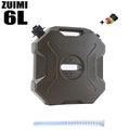 6L Camping Water Container Large Capacity Outdoor Water Bucket Portable Car Water Tank with Faucet for Camping Motorcycle Fans