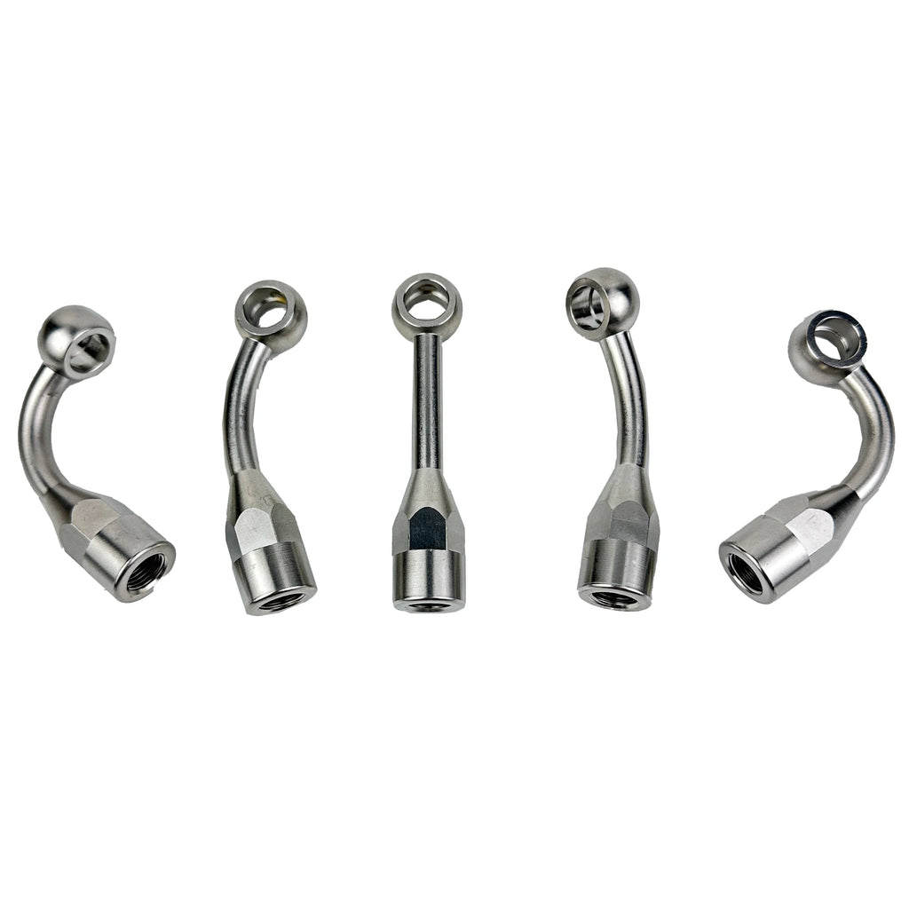 Stainless Steel 304 Hydraulic Brake Clutch Hose Line with Banjo Fitting Reinforced Oil Pipe for Motorcycle ATV Dirt Bike Buggy