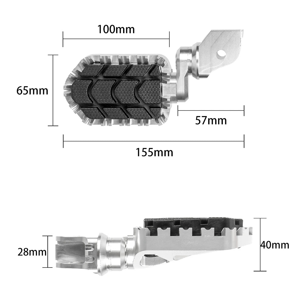 Motorcycle Footrest Footpeg Foot Rests For BMW GS 1200 LC ADV R1200GS R1250GS Adventure Foot Pegs S1000XR Pedal F850GS F750GS