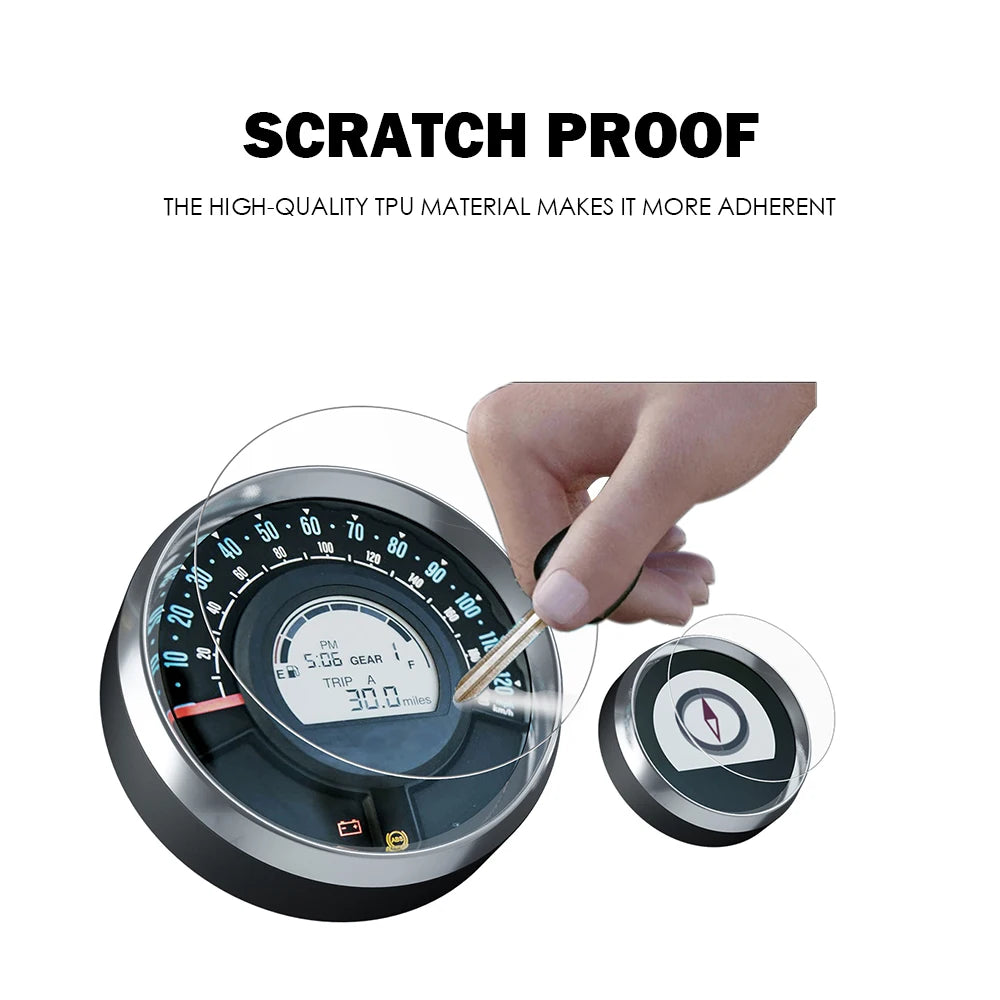 Motorcycle Scratch Cluster Screen Dashboard Protection Instrument Film For Royal Enfield Scram 411 2022- Super Meteor 650 2023-