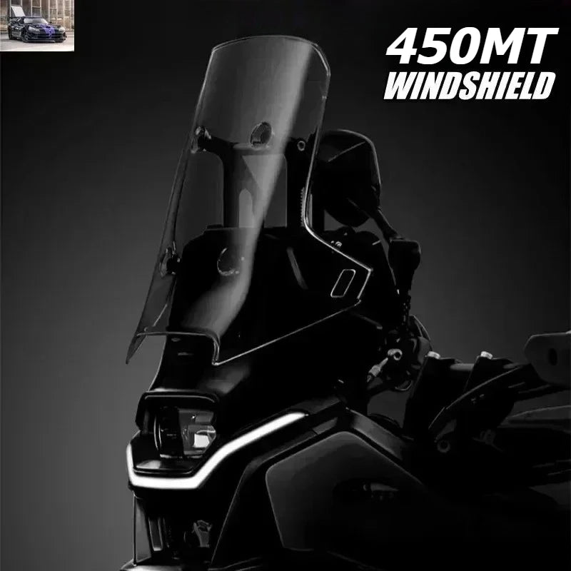 For CF MOTO 450MT Windshield 450 MT Accessories Motorcycle Front Windscreen for CFmoto MT450 Windshield MT 450 2024 Parts