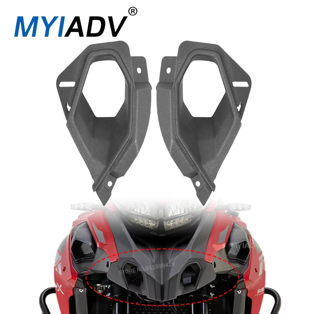 Motorcycle Front Panel Air Vents Fairing Case Housing Left Right Ventilation Openings Beak For Benelli TRK502 TRK502X BJ500GS-A