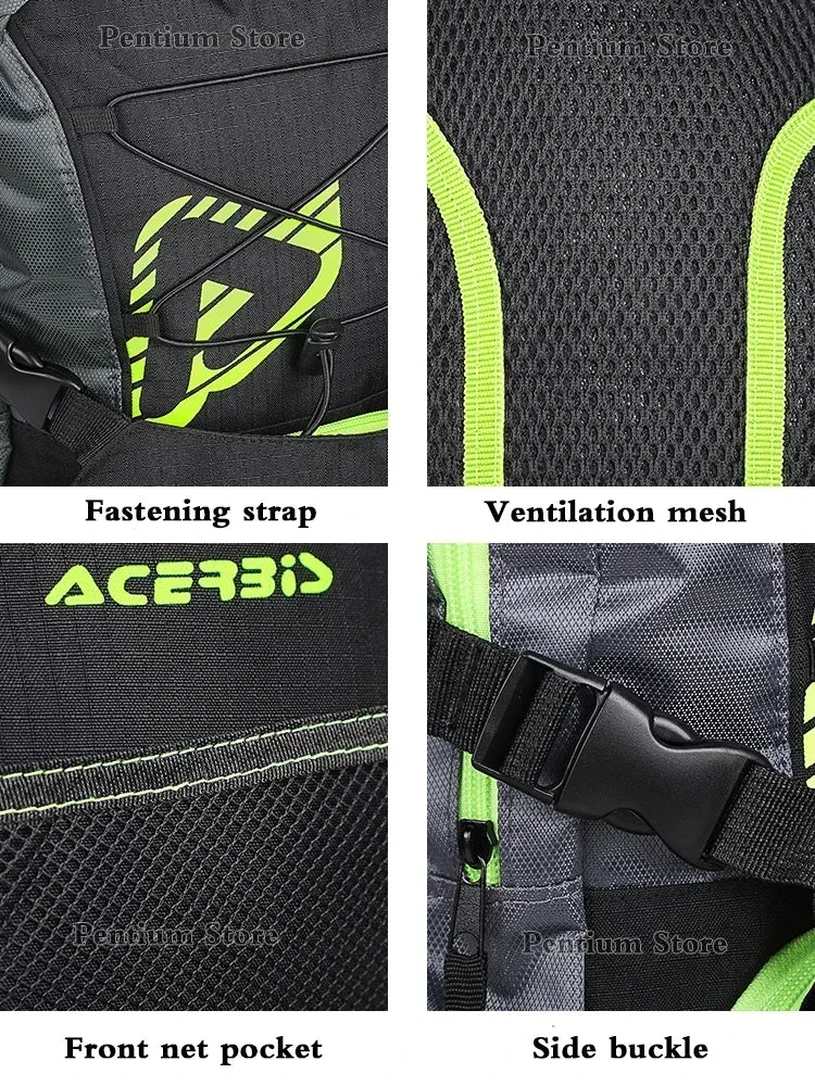 Acerbis Water Bag Backpack Motorcycle Motocross Dirt Bike MX MTB Off-road Ride Pair Shoulder Bags Cycling Storage Equipment