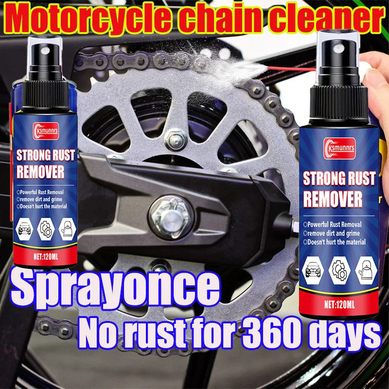 NEW Motorcycle 10 years without rust chain cleaner motorcycle Remove sticky residues Eliminate abnormal noise Chain Lube Spray