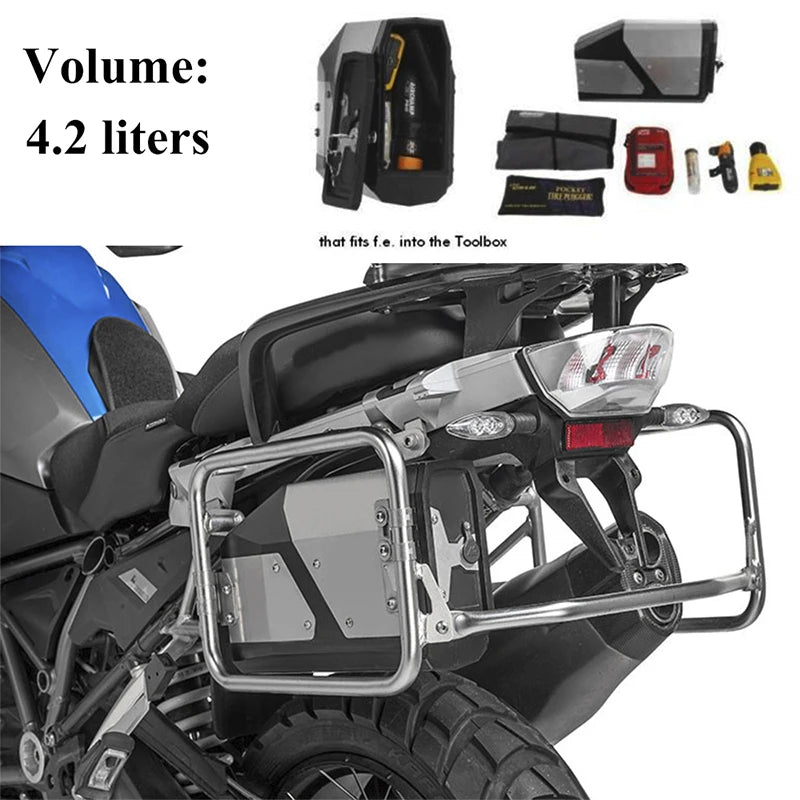 For BMW R1250GS R1200GS LC/ADV R1200/R1250 GS F750GS F850GS F800GS GS1200/GS1250 Motorcycle 4.2L Tool Box Toolbox  Accessories