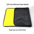 High-Density Coral Velvet Microfiber Towels for Motorcycle Car Wash Cleaning And Drying 3/5/10 Pieces Set
