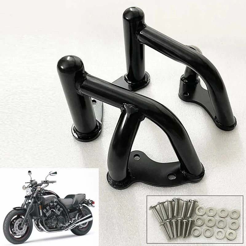 VMAX1200 Motorcycle Engine Guard Highway Crash Bar Lower Buffer Frame Protection Side Mount Bumper For YAMAHA V-MAX1200 1991-07