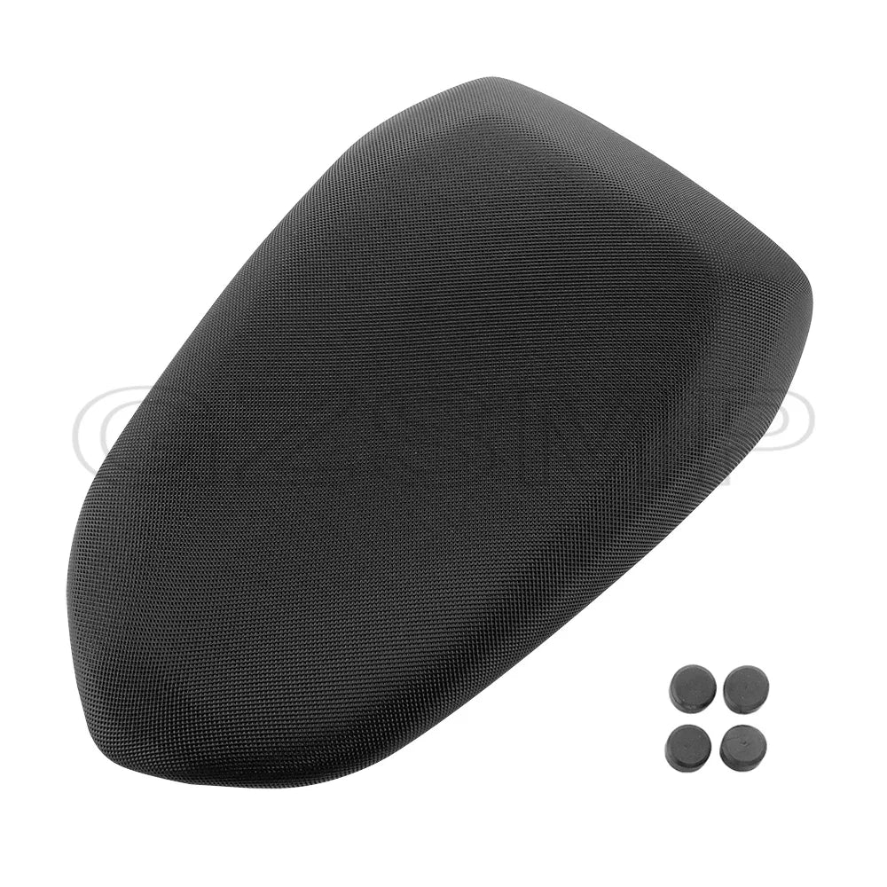 Motorcycle Black PU Rear Pillion Passenger Cushion Saddle Seat fit For BMW S1000RR S1000 RR 2019-2024 M1000RR 2021-2024 2022