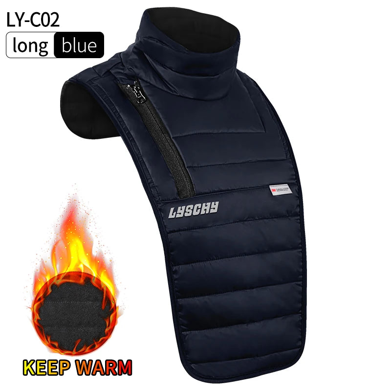 LYSCHY Winter Scarf Balaclava Extended Motorcycle Ski Neck Men Moto Mask Motocross Balaclava Warm Neck Scarf Stomach Protection